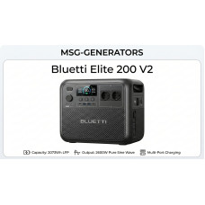 BLUETTI Elite 200 V2 2073Wh — зарядна станція 2600W (пік 3900W) LiFePO4 з чистою синусоїдою, EU 220V