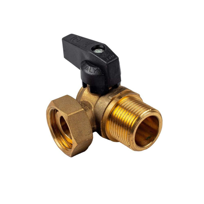 Угловой шаровой кран с гайкой DN15 3/4″ВН/ ART. 1582 – 10305860