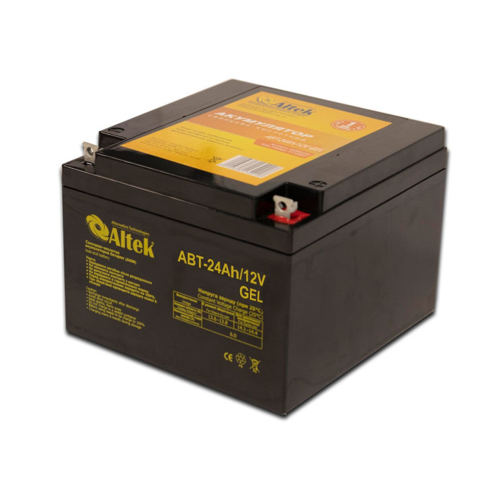 Акумулятор ALTEK ABT 24Аh 12V GEL
