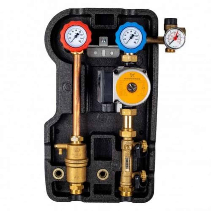 Дволінійна сонячна станція, 3/4″ М, 6 бар, 2-12 л/хв, GRUNDFOS SOLAR 25-65