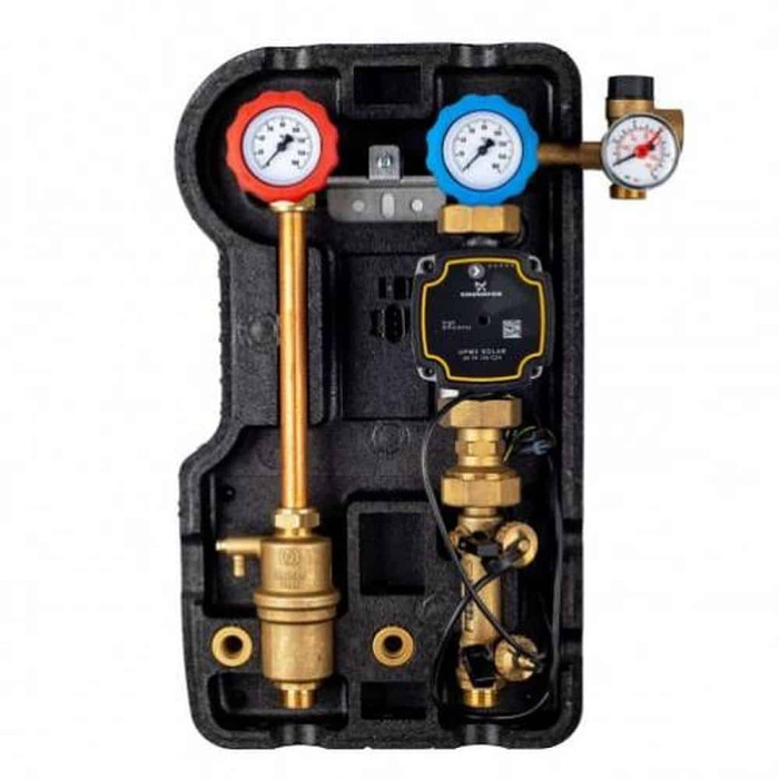 Дволінійна сонячна станція, 1″ НР, 6 бар, 8-38 л/хв., UPM3 15-105