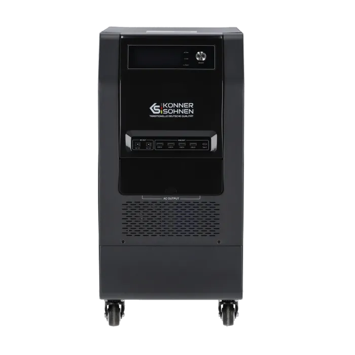 Портативна електростанція 3-в-1 Könner & Söhnen KS 5200PS 5.12 кВт·год LiFePO4 (5200W, чистий синус, MPPT 450V, UPS <10 мс, 48V DC Tandem Power)