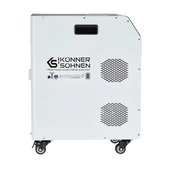 Портативна електростанція 3-в-1 Könner & Söhnen KS 5200PS 5.12 кВт·год LiFePO4 (5200W, чистий синус, MPPT 450V, UPS <10 мс, 48V DC Tandem Power)
