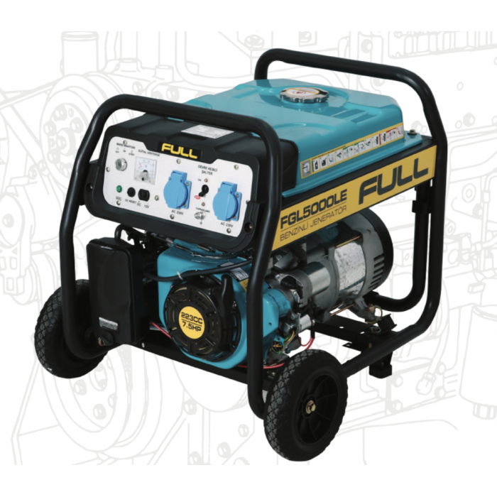 Генератор бензиновий Full FGL5000LE (3,5 кВт)