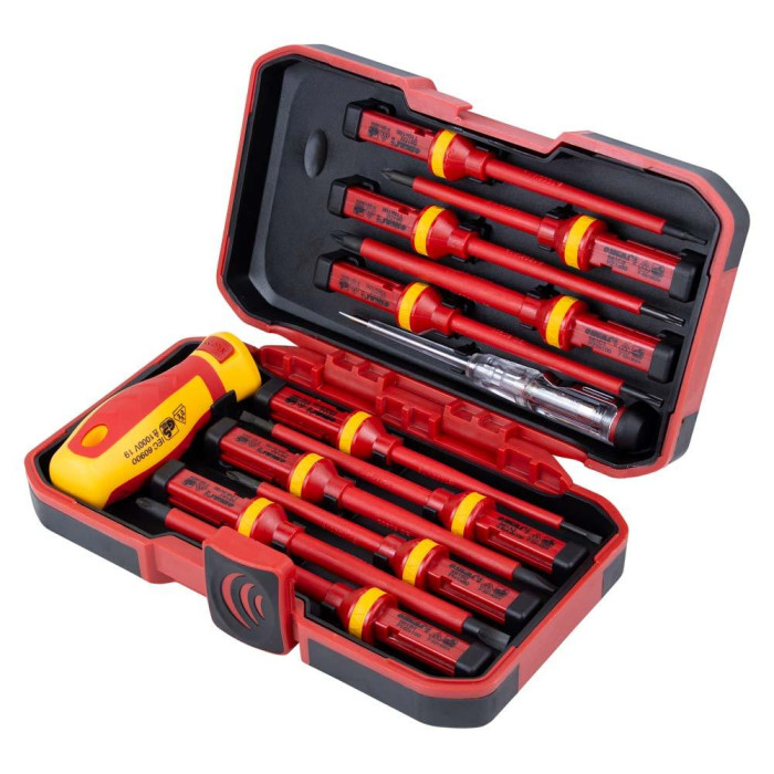 Набор диэлектрических отвёрток (РН, ПЗ, плоские, TORX) 11 штук