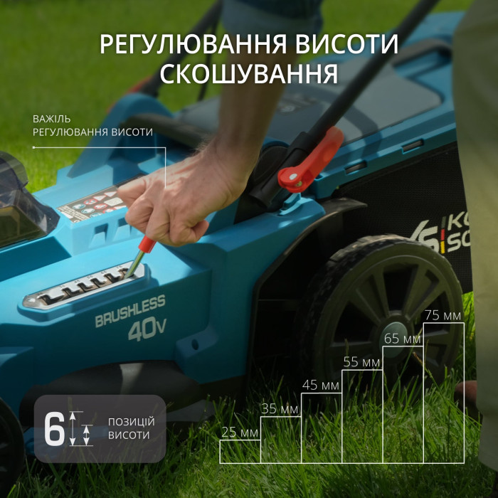 Cordless lawn mower KS 43LM-40V