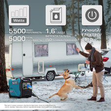 Інверторний генератор KS 6000iE S ATS
