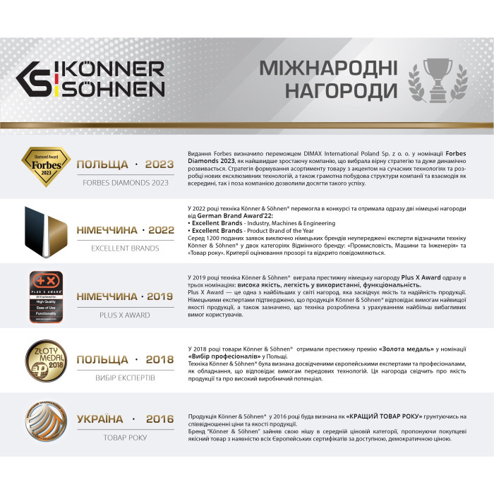 Бензиновий культиватор KS 9HP-1350G-3 (500)