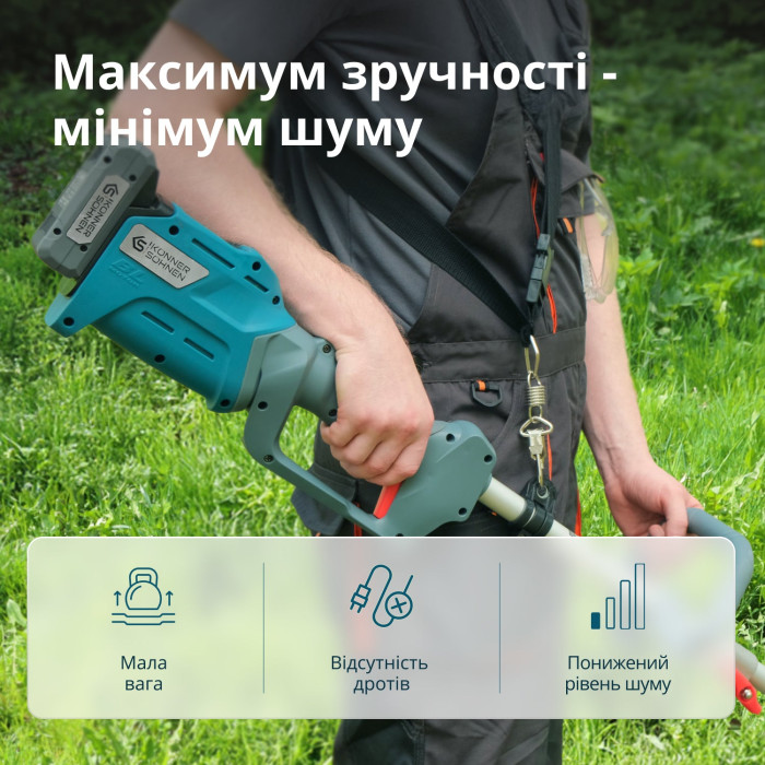 Cordless garden trimmer KS BCT-20V