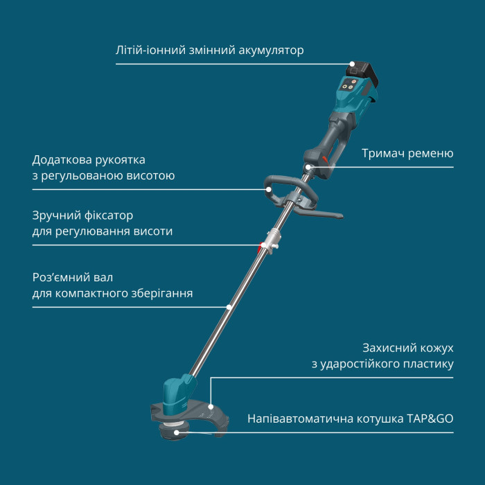 Cordless garden trimmer KS BCT-20V