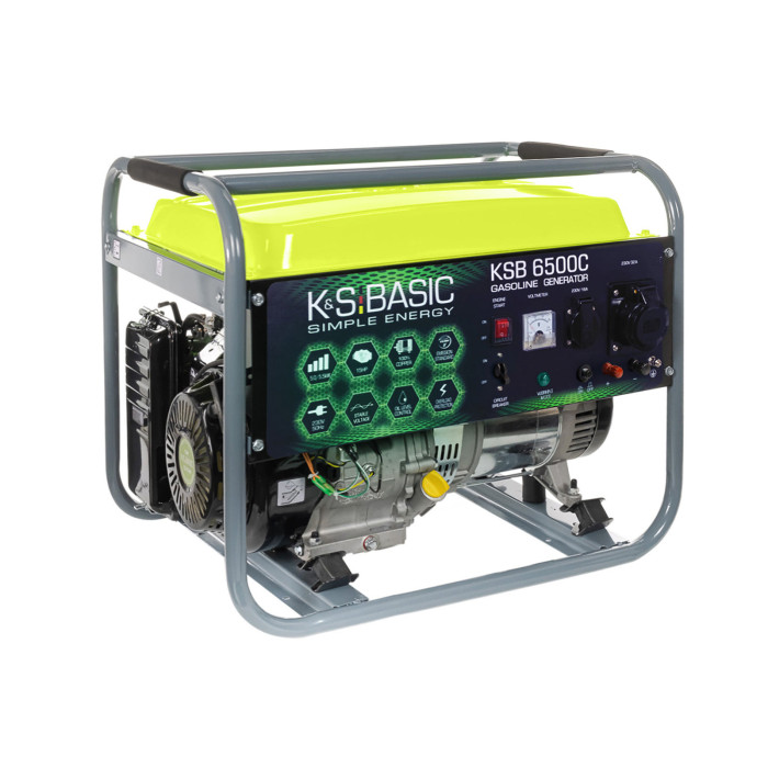 Бензиновий генератор «K&S BASIC» KSB 6500C