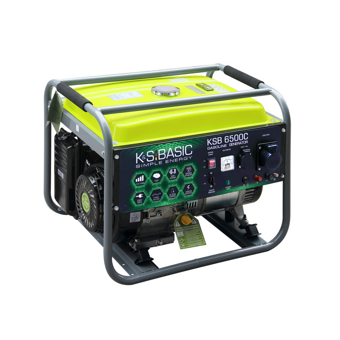 Бензиновий генератор «K&S BASIC» KSB 6500C