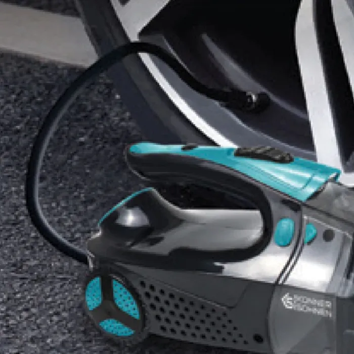 Автомобільний пилосос Könner & Söhnen з компресором KS VCP30 4-в-1 (80 Вт, 3000 Па) - накачування шин 150 PSI, манометр, HEPA, 