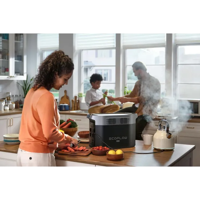 EcoFlow DELTA 2 Max 2048Wh 2400W — портативна зарядна станція LiFePO4, X-Stream 80 хв