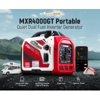 Інверторний газо-бензиновий генератор MaXpeedingRods MXR4000 GT 3.5 кВт/3.2 кВт, чиста синусоїда, запуск зі смартфона