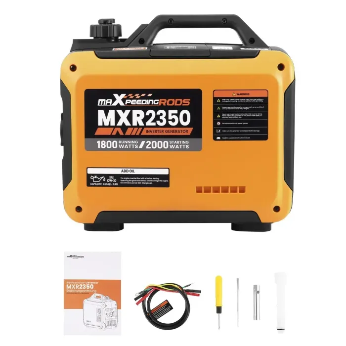 Інверторний генератор MaXpeedingRods MXR2350 2.0 кВт (1.8 кВт) 230В - тихий 58 дБ, чиста синусоїда THD