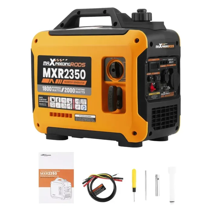 Інверторний генератор MaXpeedingRods MXR2350 2.0 кВт (1.8 кВт) 230В - тихий 58 дБ, чиста синусоїда THD