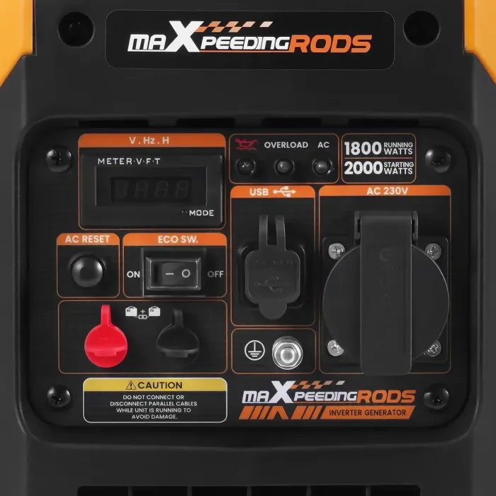 Інверторний генератор MaXpeedingRods MXR2350 2.0 кВт (1.8 кВт) 230В - тихий 58 дБ, чиста синусоїда THD