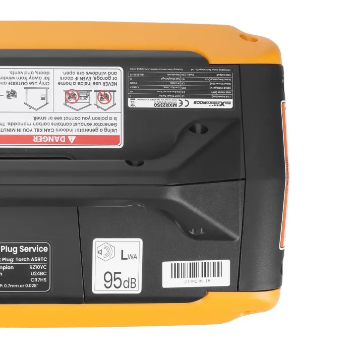 Інверторний генератор MaXpeedingRods MXR2350 2.0 кВт (1.8 кВт) 230В - тихий 58 дБ, чиста синусоїда THD