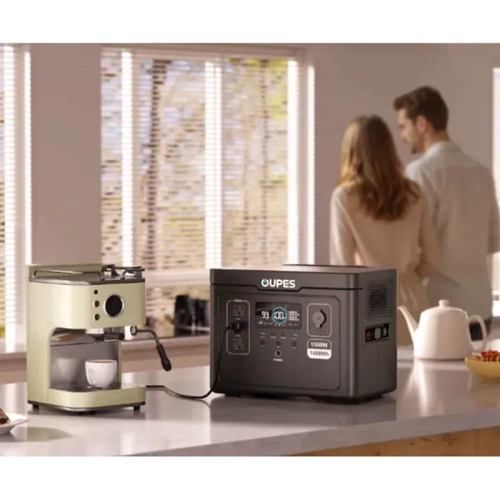 OUPES Exodus1500 — портативна зарядна станція 1500W (пік 3600W), 1488Wh