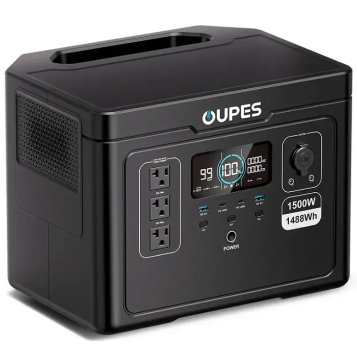 OUPES Exodus1500 — портативна зарядна станція 1500W (пік 3600W), 1488Wh
