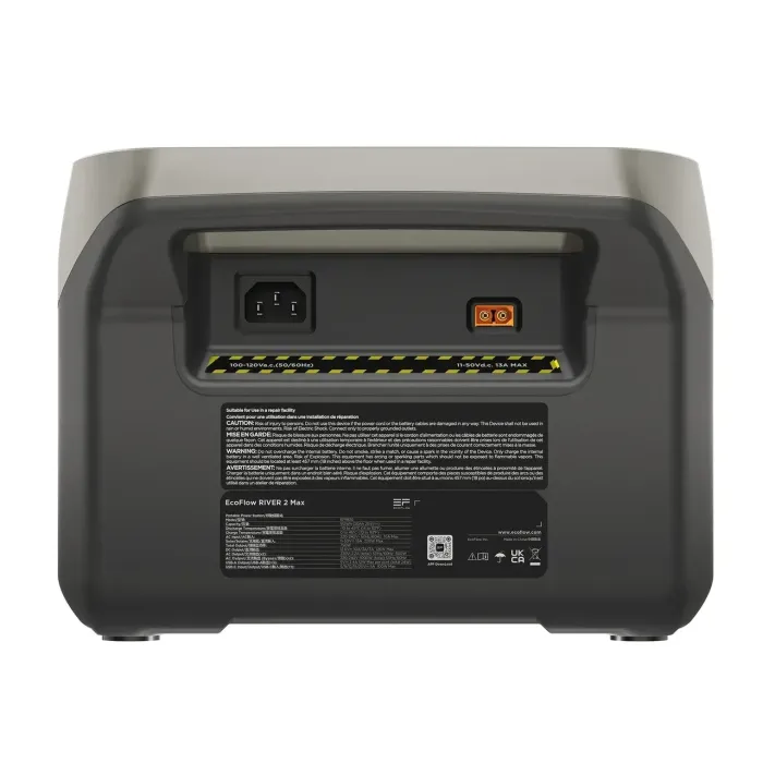 Зарядна станція EcoFlow RIVER 2 Max 512Wh LiFePO4 — швидке заряджання за 60 хв та EPS