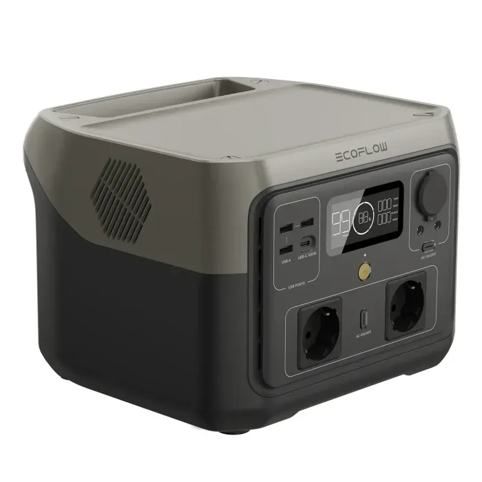 Зарядна станція EcoFlow RIVER 2 Max 512Wh LiFePO4 — швидке заряджання за 60 хв та EPS