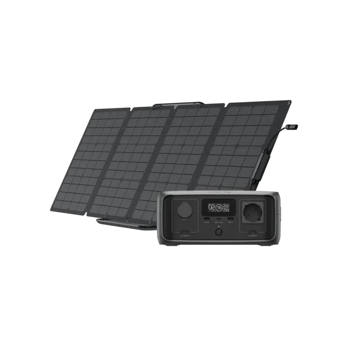 Набір EcoFlow RIVER 3 UPS 245Wh + сонячна панель 45 W Type-C — LiFePO4, UPS 10 мс, USB-C 100 W, IP54