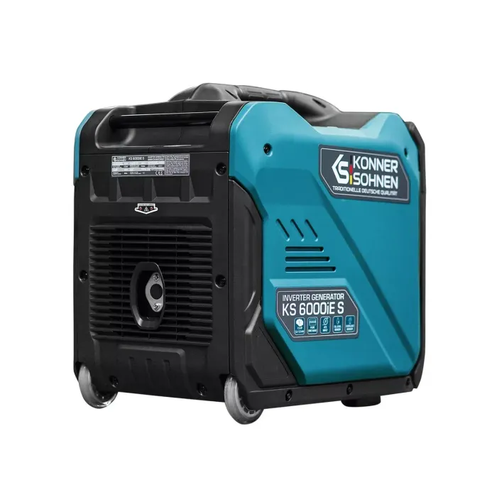 Інверторний генератор Könner & Söhnen KS 6000iE S 5.5 кВт — чиста синусоїда, EcoMode, АВР (ATS), кожух 70 дБ