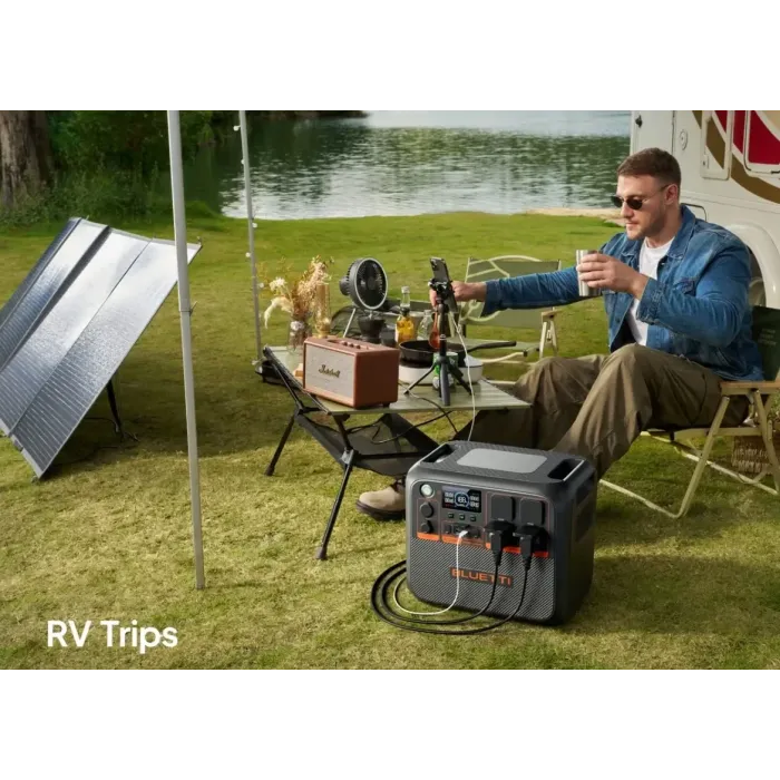 Зарядна станція BLUETTI AC200PL EU 2304Wh 2400/4800Вт: чиста синусоїда, UPS/ІБП, Power Lifting 3600W, TT-30, Wi‑Fi