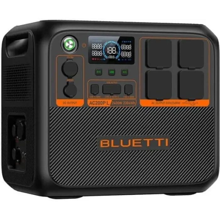 Зарядна станція BLUETTI AC200PL EU 2304Wh 2400/4800Вт: чиста синусоїда, UPS/ІБП, Power Lifting 3600W, TT-30, Wi‑Fi