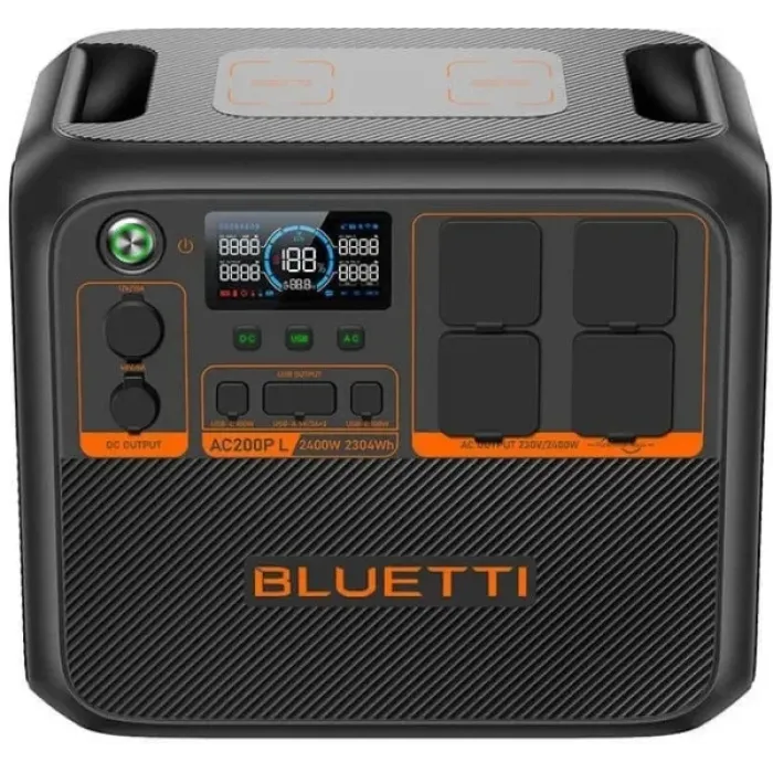 Зарядна станція BLUETTI AC200PL EU 2304Wh 2400/4800Вт: чиста синусоїда, UPS/ІБП, Power Lifting 3600W, TT-30, Wi‑Fi