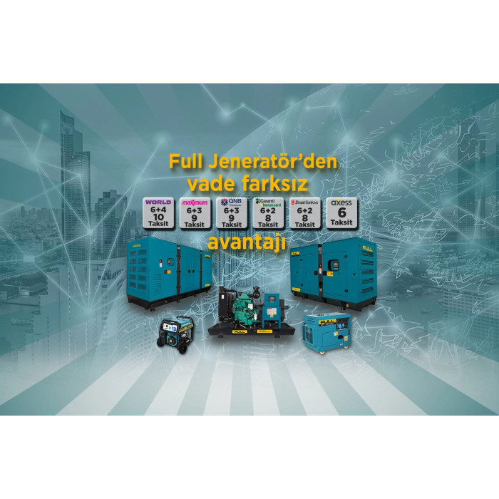 Генератор дизельний трифазний 380В 16,25кВА/15кВт Full FDL16500SE, (msg-generators) Турция