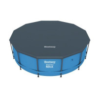 Захисний тент - чохол Bestway 58037,  Ø 366 см для каркасного басейну