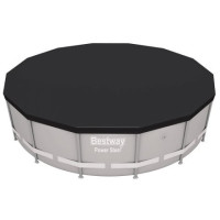 Защитный тент - чохолIntex & Bestway 58248, Ø 427 см для каркасного басейну