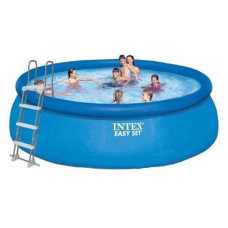 Надувний басейн Intex 26168-1, 457 х 122 см (чаша, драбина, тент, підстилка)