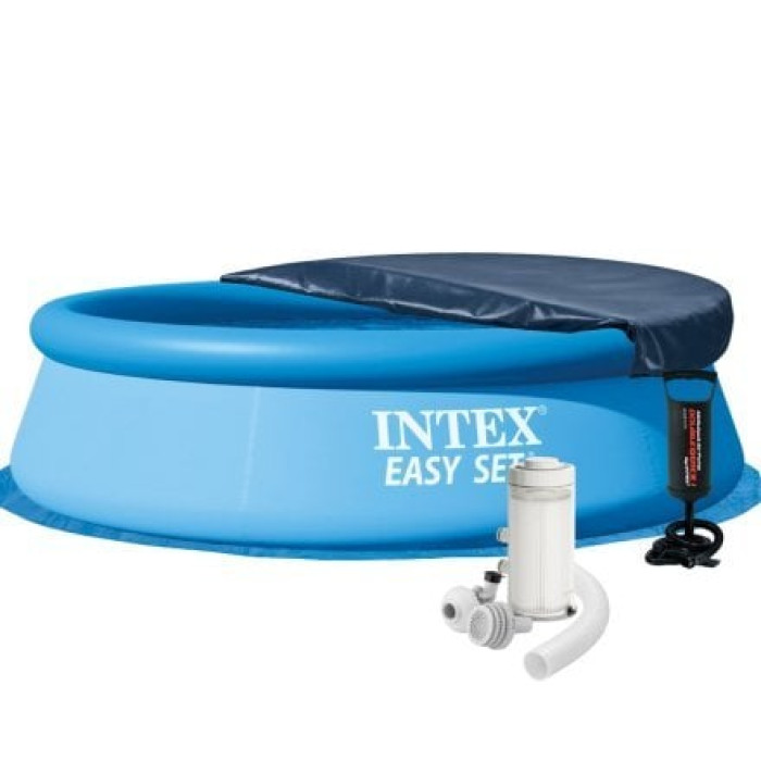 Надувной бассейн Intex 28120-5, 305 х 76 см (басейн, підстилка, насос, фільтр 2 006 л/год, тент)