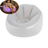 Надувне крісло Bestway 75086, 102 х 97 х 71 см, з підсвідком LED, біле