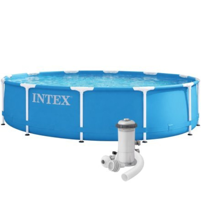 Каркасний басейн Intex 28212, 366 x 76 см (басейн, фільтр 2 006 л/год)