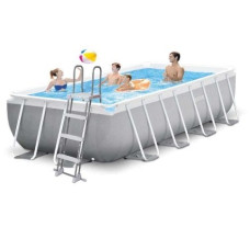 Каркасний басейн Intex 26790-1, 400 х 200 х 122 см  (драбина)