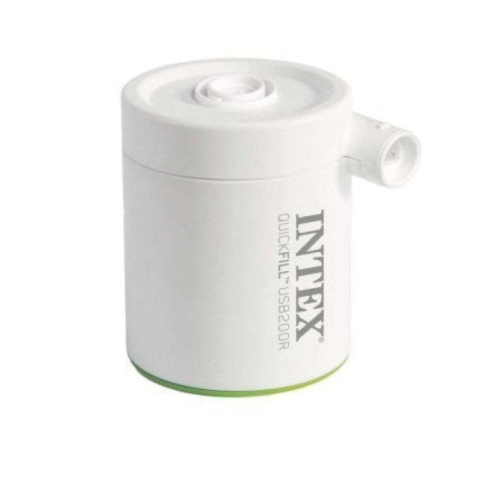Електричний насос для надування Intex 66637 (аккумулятор, USB/Type-C, 200 л/хв)
