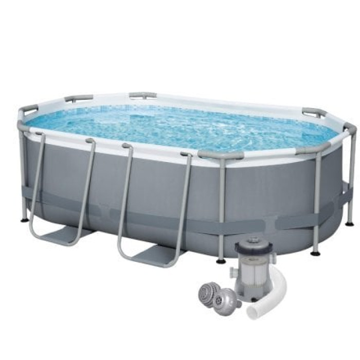 Каркасний басейн Bestway 5614A, 305 х 200 х 84 см (басейн, фільтр 1 250 л/год)