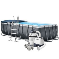 Каркасний басейн Intex 26356, 549 х 274 х 132 см (басейн, підстилка, драбина, фільтр 5 700 л/год, тент)