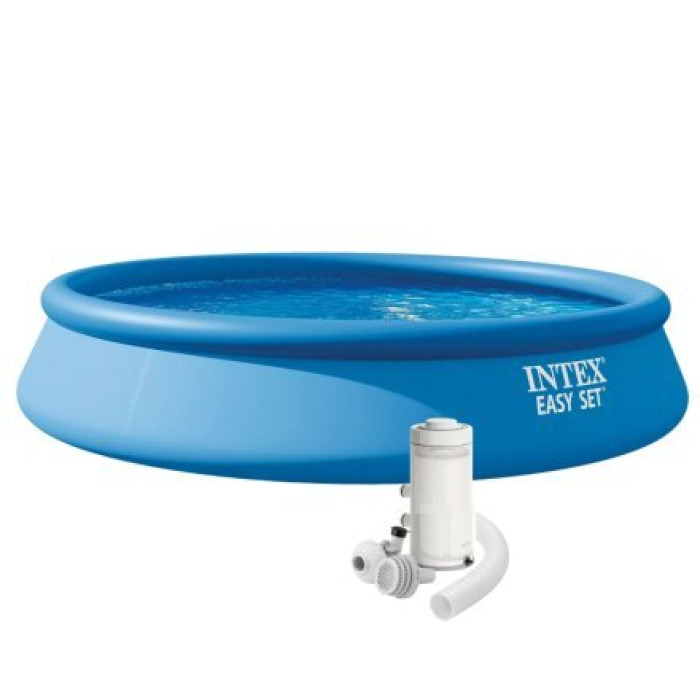 Надувний басейн Intex 28158, 457 х 84 см (басейн, фільтр 2 006 л/ч)