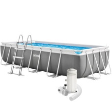 Каркасний басейн Intex 26788, 400 x 200 x 100 см (басейн, драбина, фільтр 2 006 л/год)