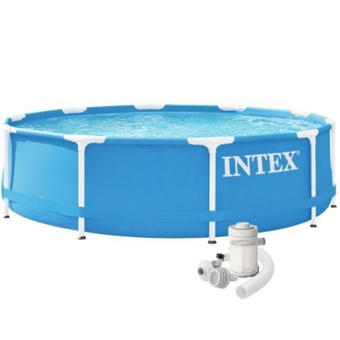 Каркасний басейн Intex 28202, 305 x 76 см (басейн, фільтр 1 250 л/год)