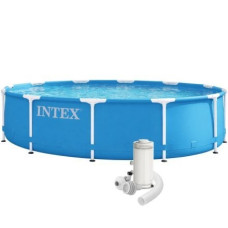 Каркасний басейн Intex 28212, 366 x 76 см (басейн, фільтр 2006 л/год)
