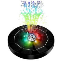 Плаваючі фонтани для басейну InPool 87494 з LED підсвічуванням. Працює від сонячної батареї