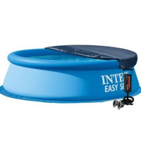 Надувний басейн Intex 28106-4в1, 244 х 61 см (басейн, підстилка, насос, тент)