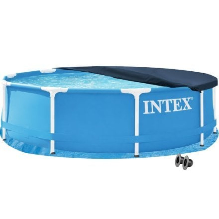 Каркасный бассейн Intex 28200-3в1, 305 х 76 см (басейн, підстилка, тент)